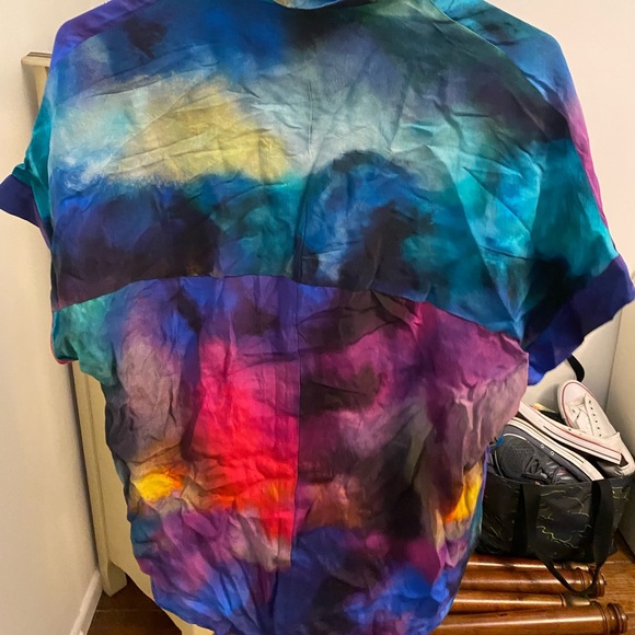 NWOT Anthro Carmel Tye Dyed Blouse - Picture 3 of 4